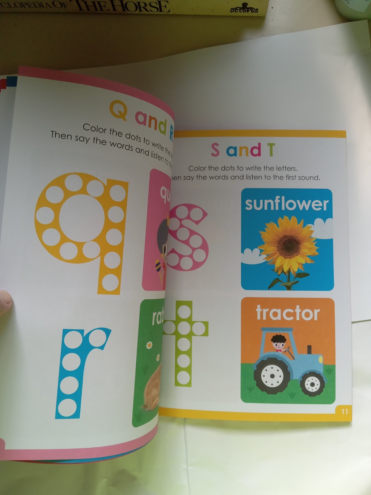 Scholastic Dot Marker Letters-and-Numbers Workbook, Includes Reward Stickers