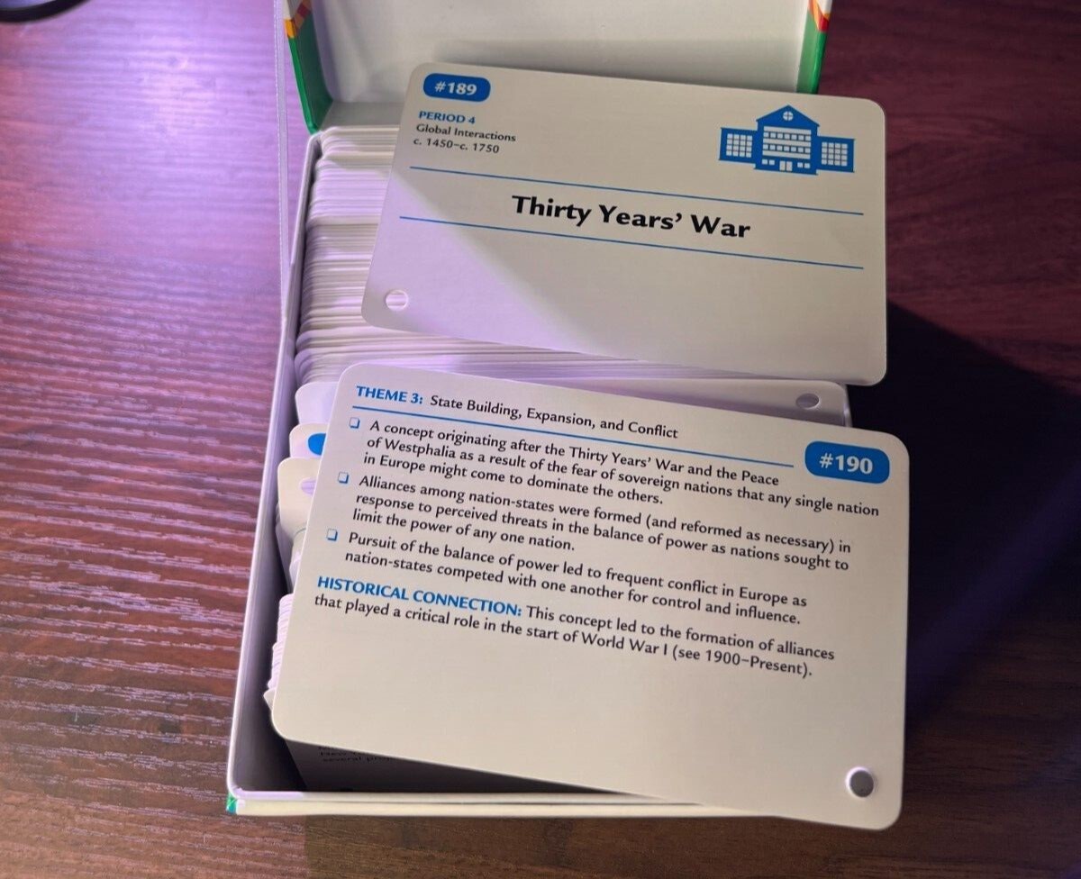 Barron&rsquo;s Test Prep Ser.: AP World History Flash Cards by Kate Caporusso and…