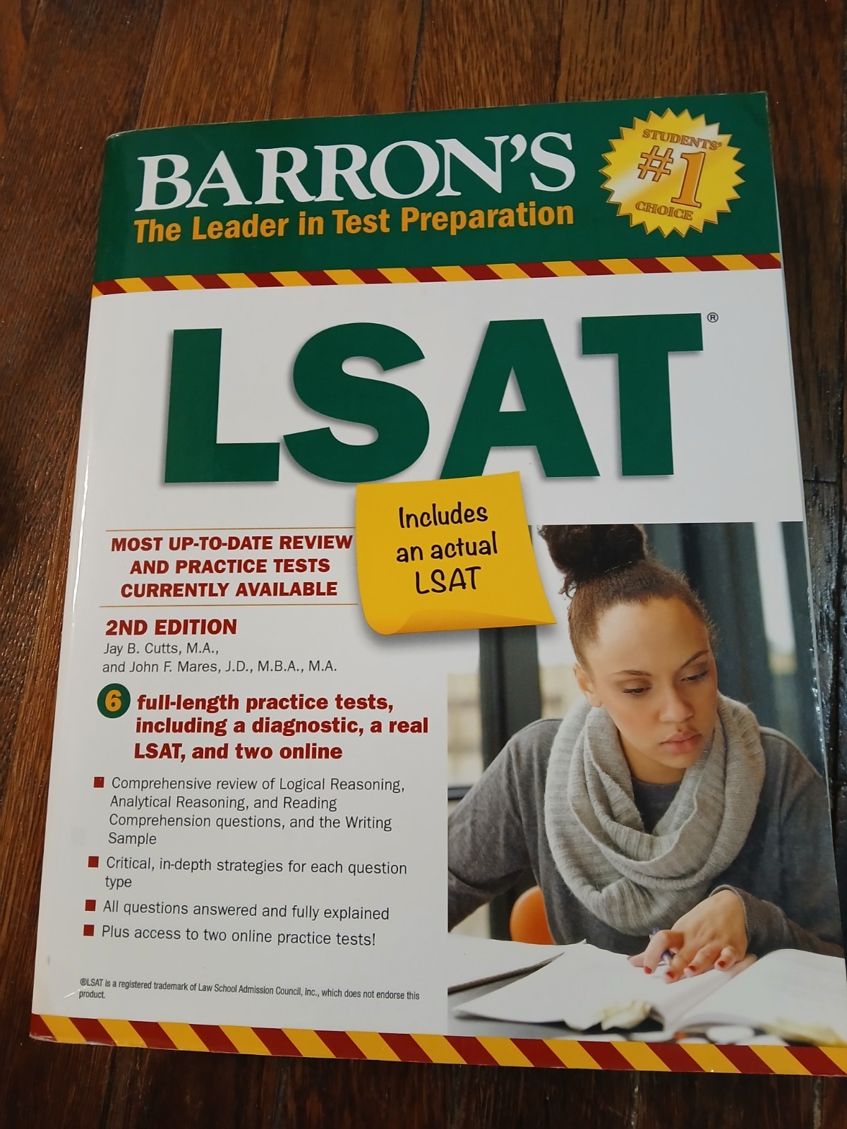 Barron&rsquo;s Test Prep Ser.: LSAT with Online Tests by John F. Mares and Jay B….