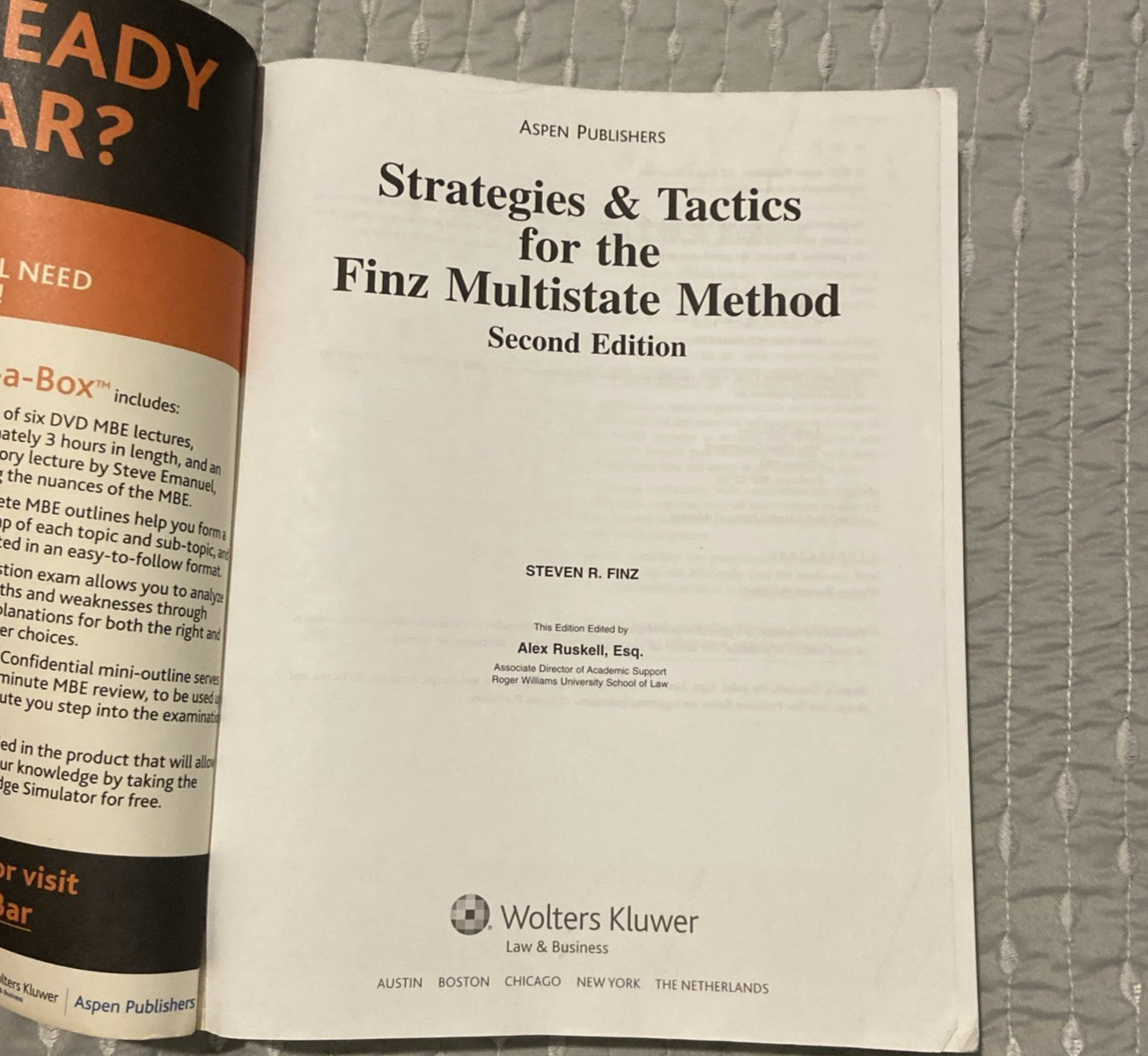Emanuel Bar Review Ser.: Strategies and Tactics for the Finz Multistate Method