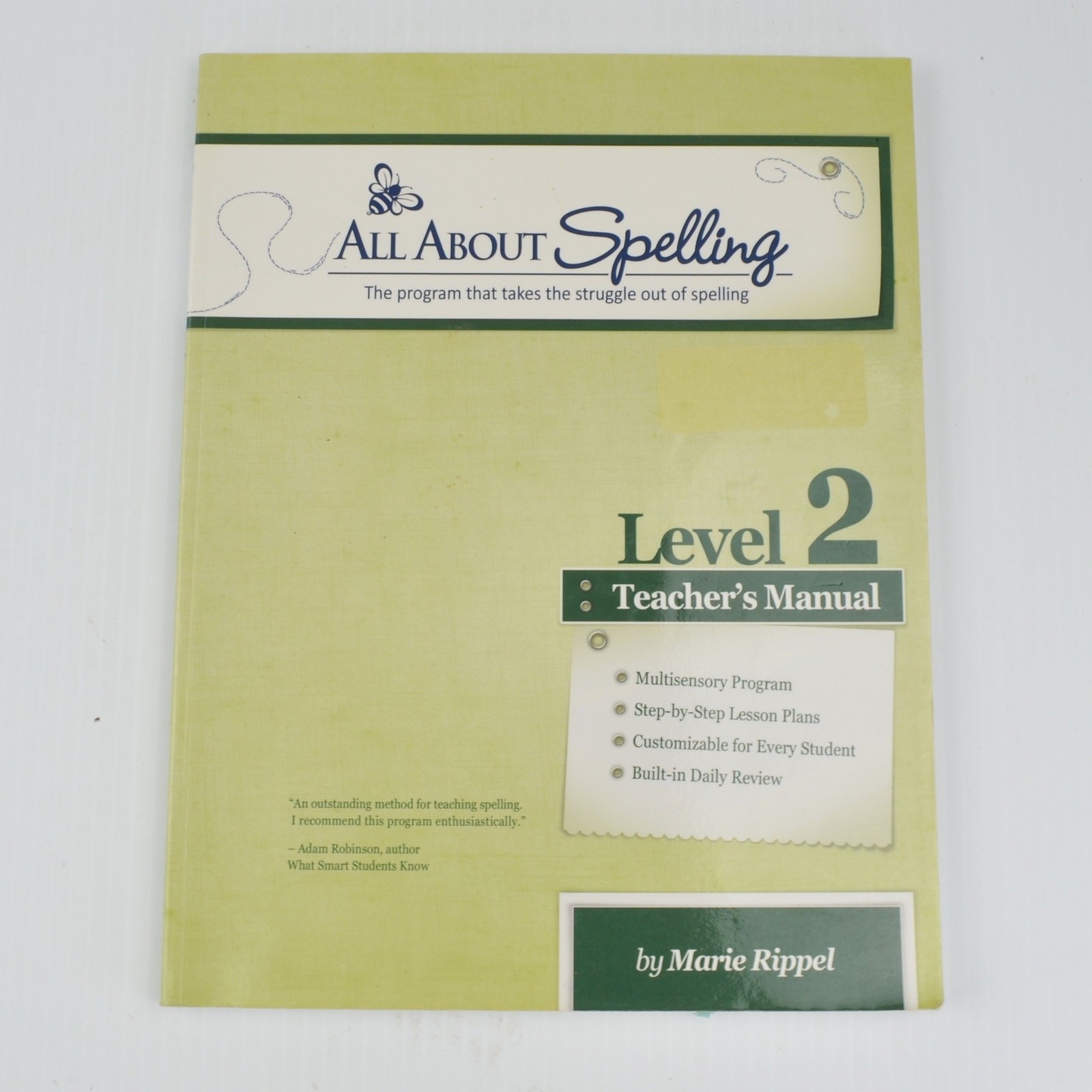 All About Spelling Level 2 Teacher Manual by Marie Rippel – Homeschool
