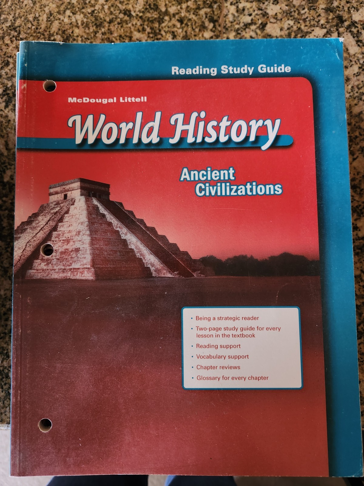 Used World History Textbooks, Workbooks, and Study Guides Lot (2006)