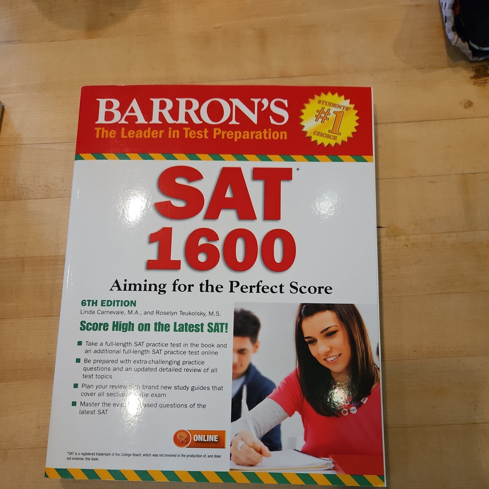 Barron&rsquo;s Test Prep Ser.: Barron&rsquo;s SAT 1600 with Online Test by Linda…