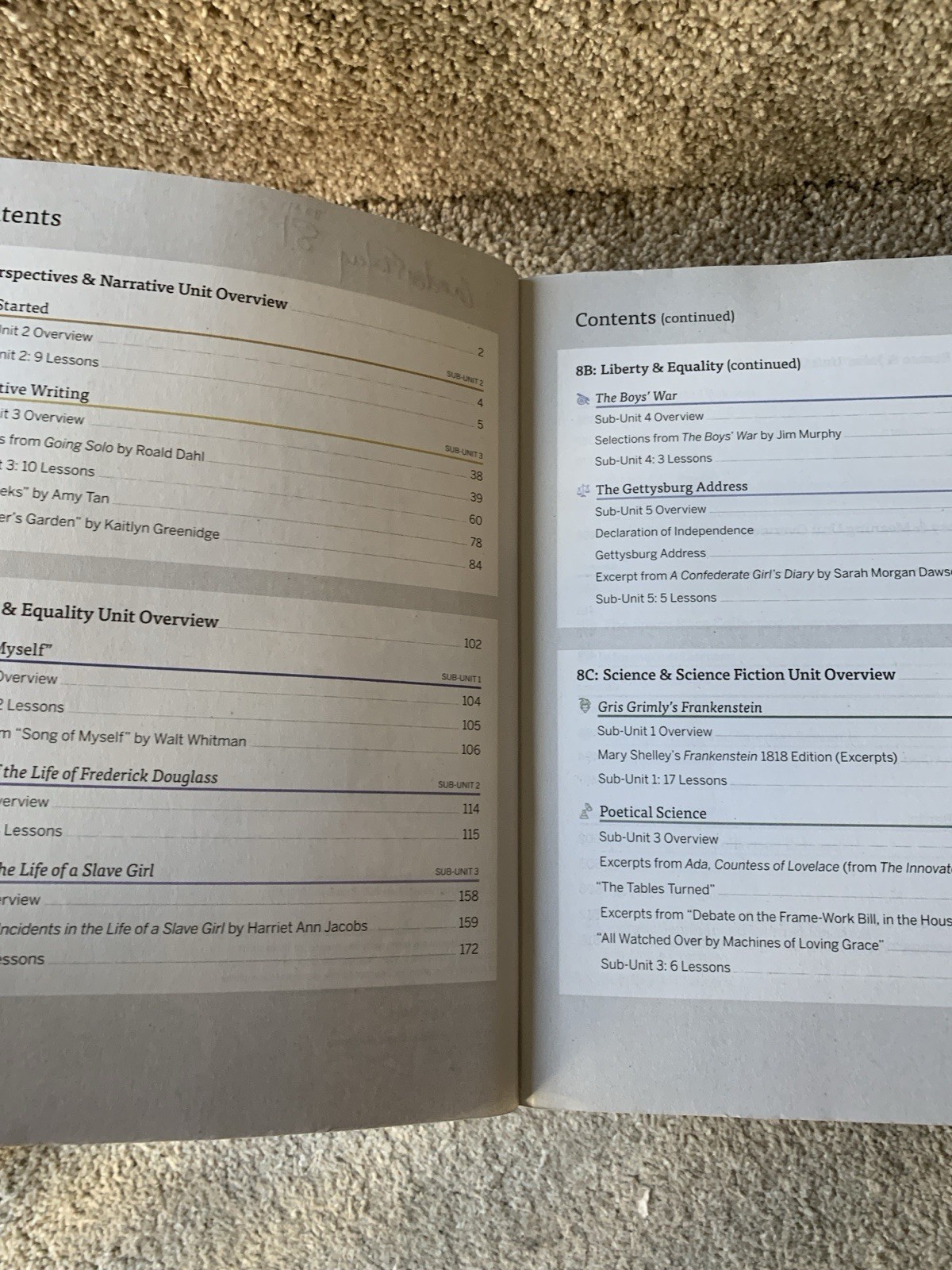 Amplify ELA Grade 8 Student Edition Textbook English Language Arts Curriculum