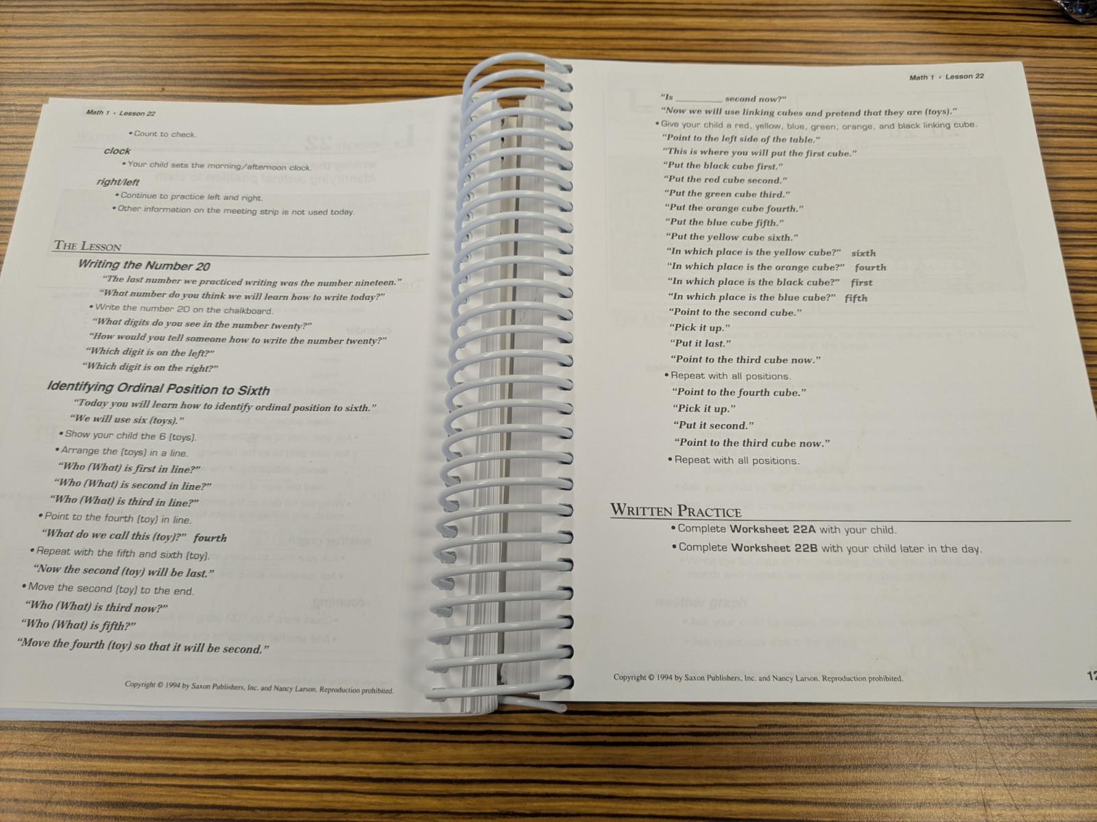 Math 1 An Incremental Development Nancy Larson 1994 Teacher&rsquo;s Edition Saxon