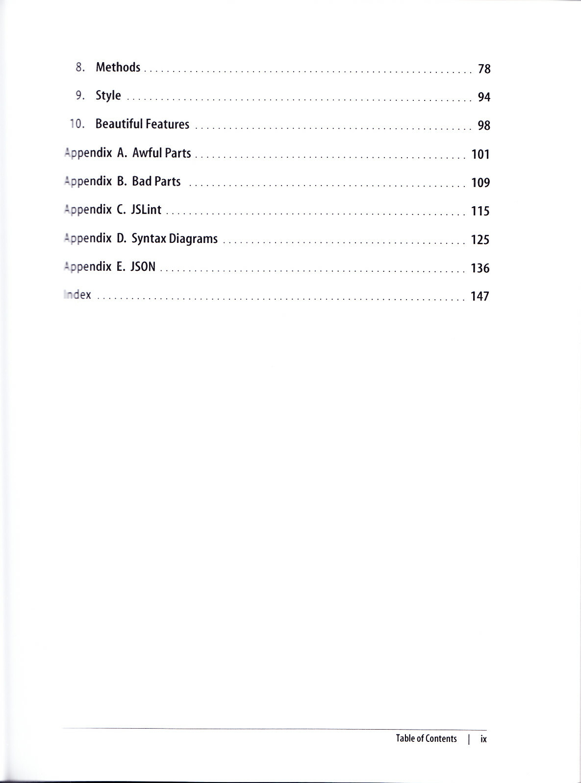JavaScript The Good Parts by Douglas Crockford