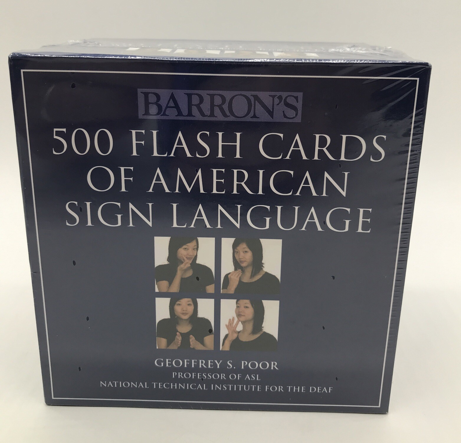 Barron&rsquo;s 500 Flash Cards of American Sign Language (Cards)-Sealed