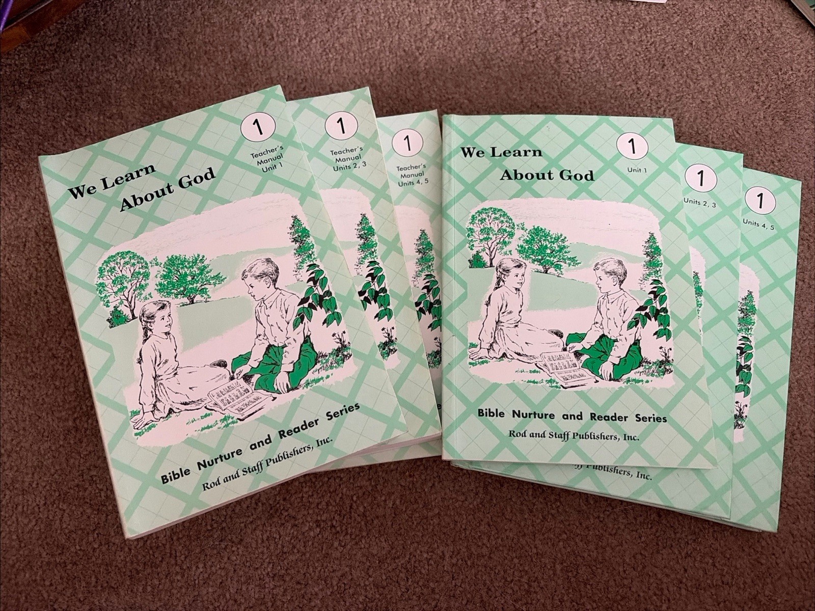 Rod and Staff Bible Nurture and Reader Series Grade 1 Teacher&rsquo;s Manual Workbook