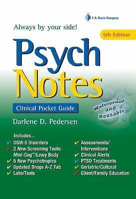 PsychNotes : Clinical Pocket Guide by Darlene D. Pedersen (2017, Spiral)