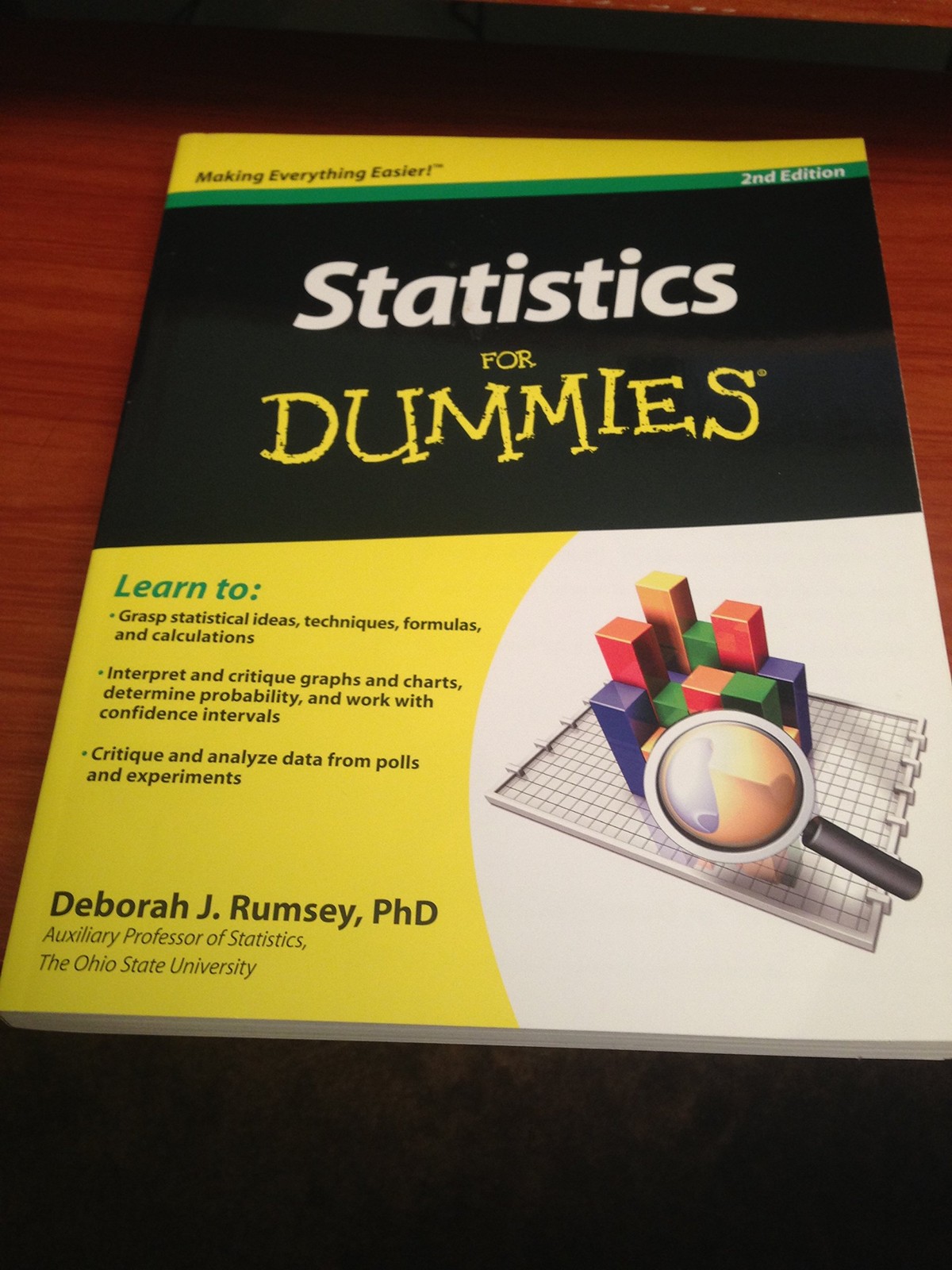 Statistics for Dummies – paperback Rumsey, Deborah J.