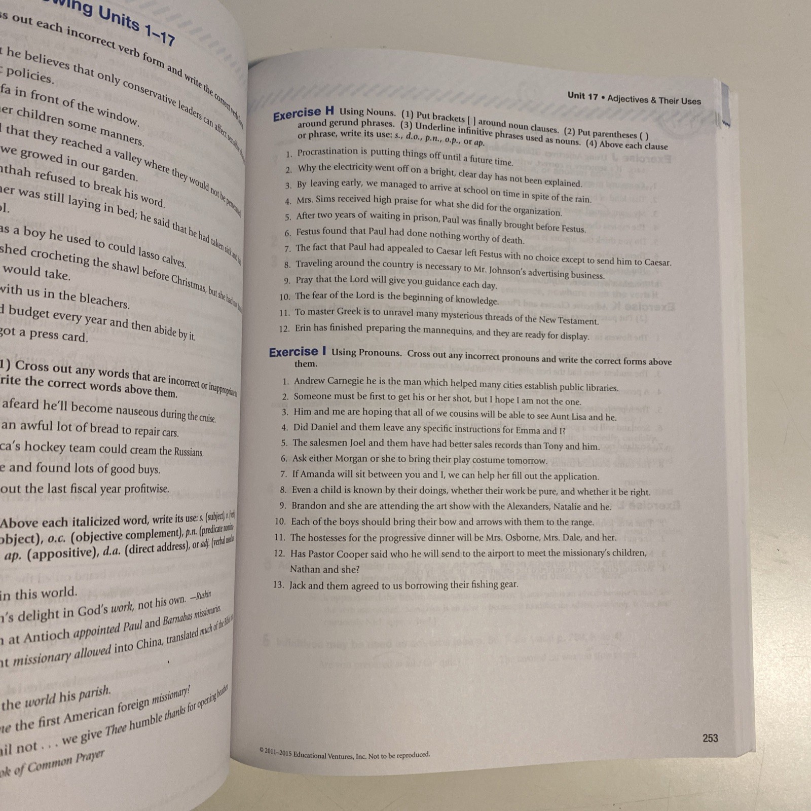 Abeka Grammar Composition IV, Student Work Text 4th Edition