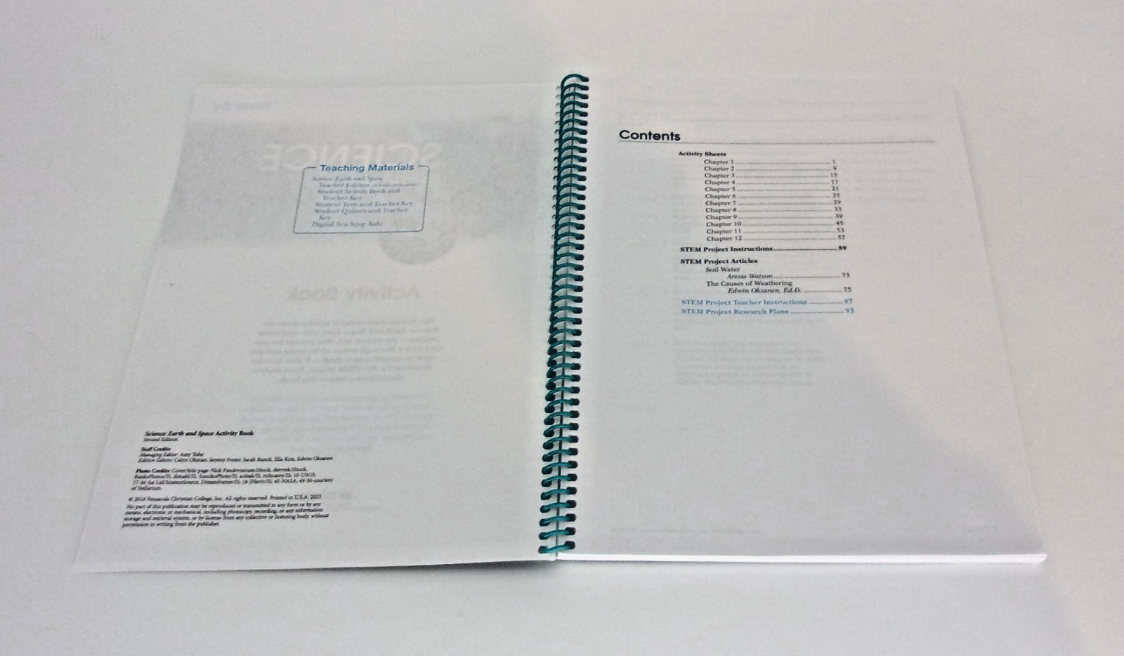 Science Earth and Space Activity and STEM Project Book-Second Edition-TeacherKey