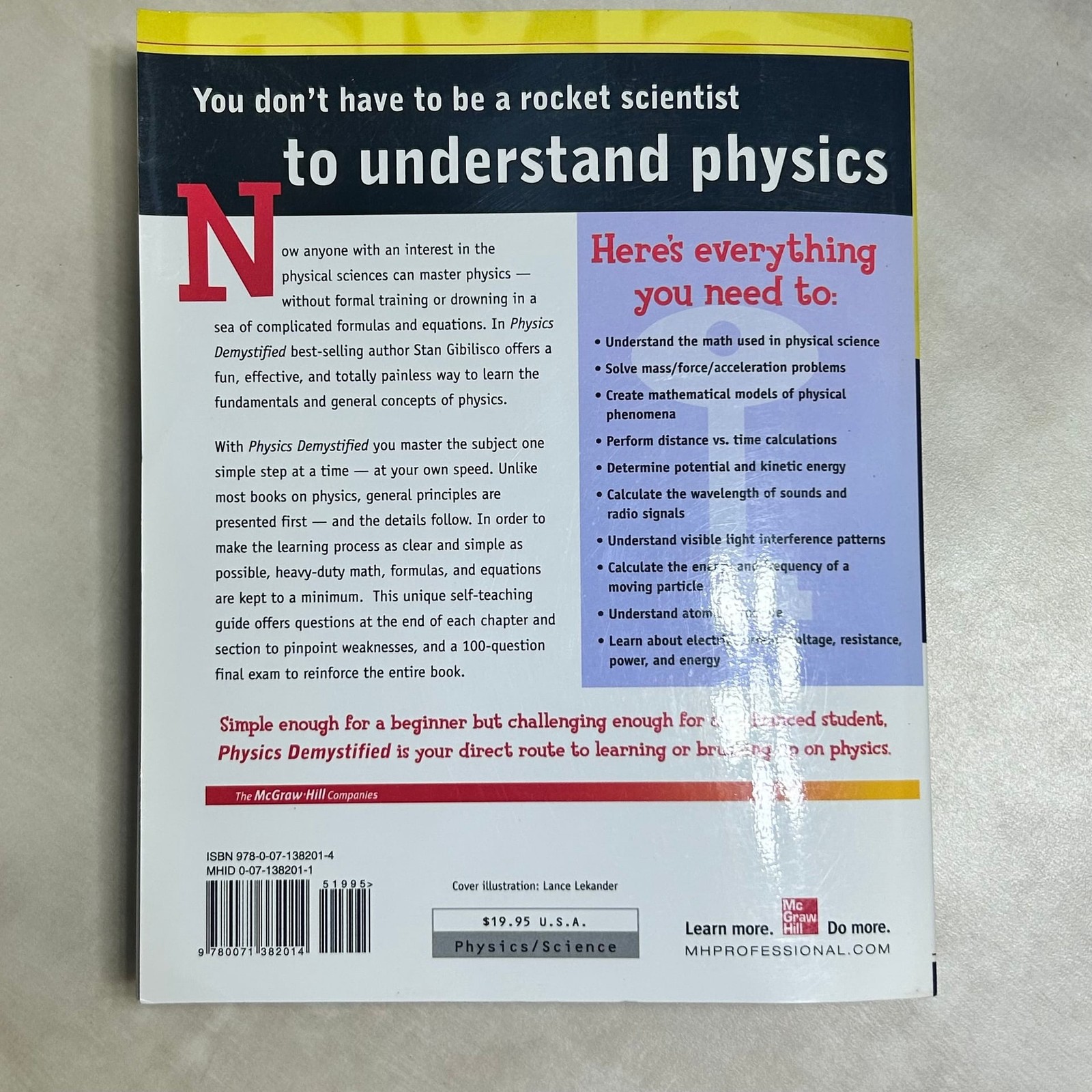 Physics DeMYSTiFieD: A Self-Teaching Guide by Stan Gibilisco