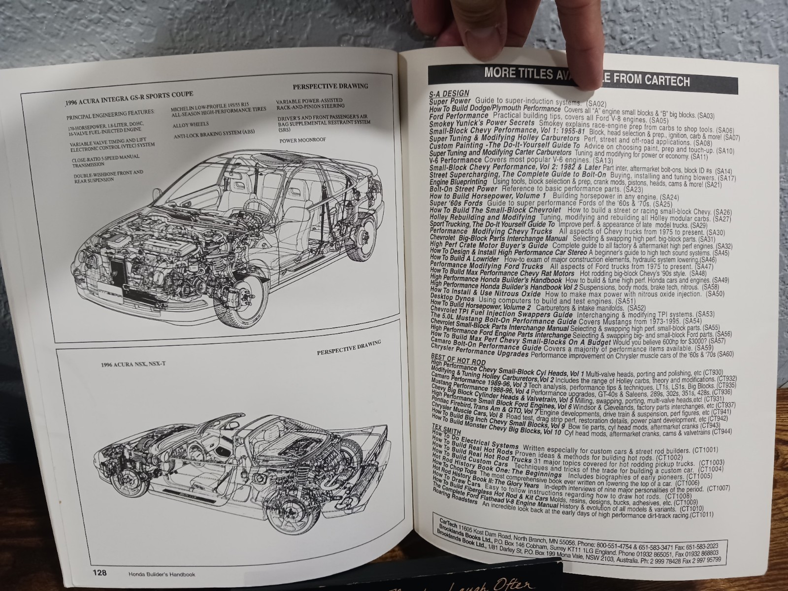 HIGH PERFORMANCE Honda Builders Handbook Vol 1 How to Build & Tune Book Pettitt