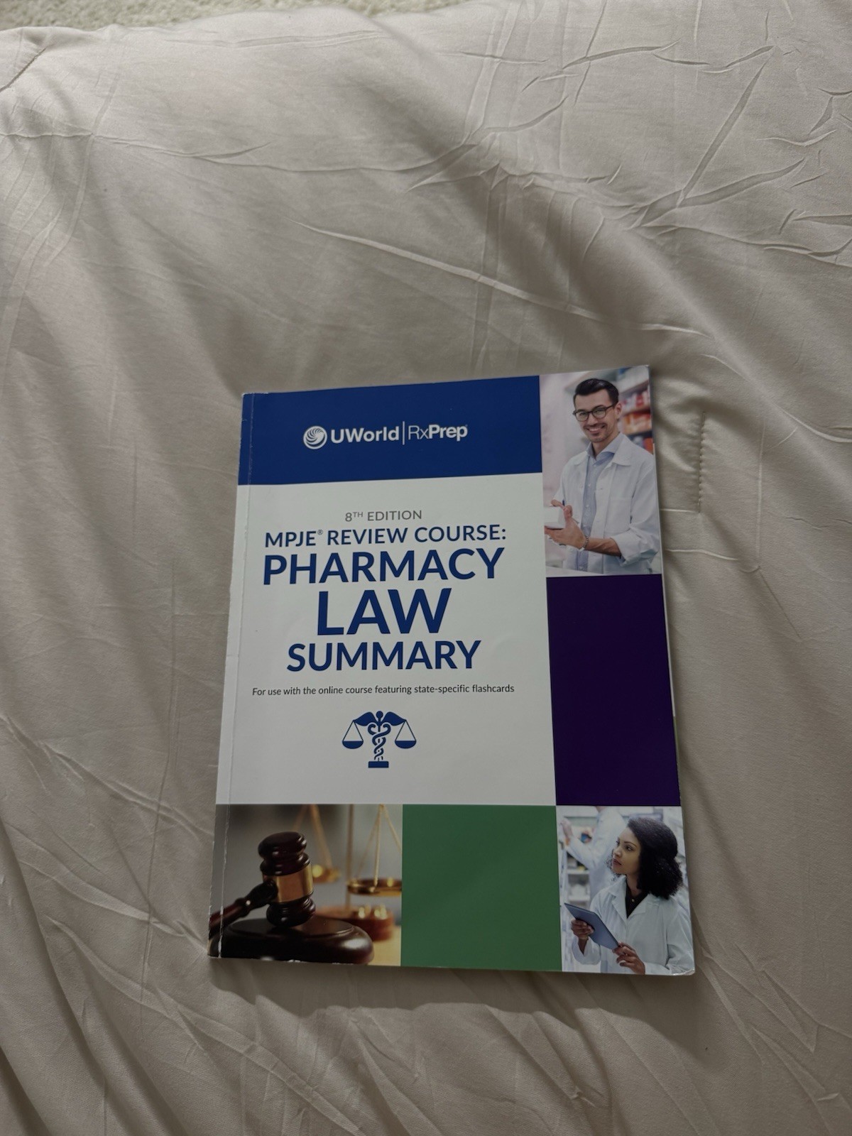 UWorld RxPrep&rsquo;s MPJE Review Course 2025 8th Edition. Pharmacy Law Summary Book