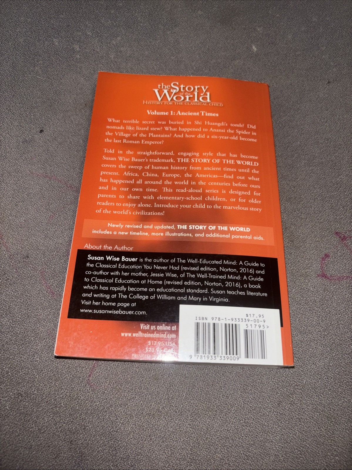 Story of the World: Ancient Times Vol 1, REVISED EDITION by Susan Wise Bauer