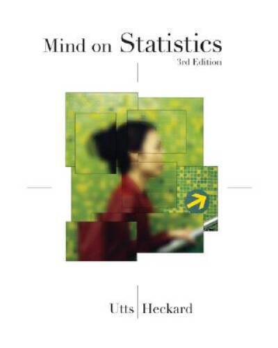 Mind on Statistics – Hardcover By Utts, Jessica M – GOOD