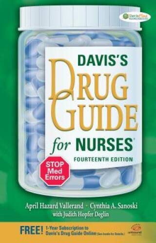 Davis&rsquo;s Drug Guide for Nurses – Paperback – VERY GOOD