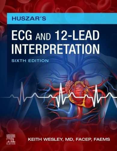 Huszar&rsquo;s ECG and 12-Lead – Paperback, by Wesley MD Keith – Very Good