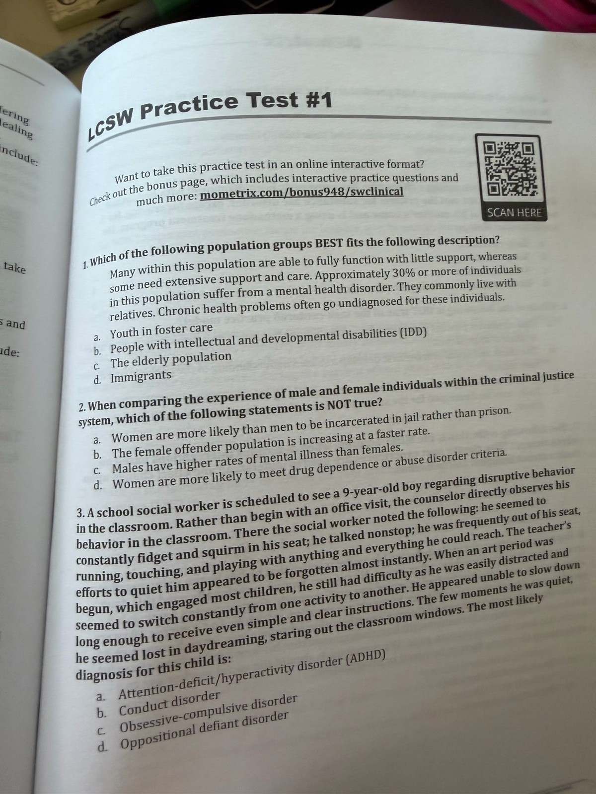 LCSW Clinical Exam Study Guide 2023 and 2024 – 3 Full-Length Practice Tests,…