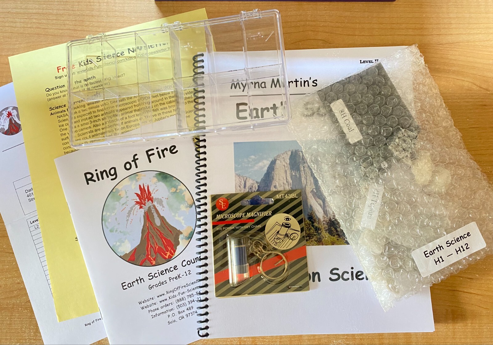 Earth Science Level II Middle School/High School Hands-on Science KIT & Text