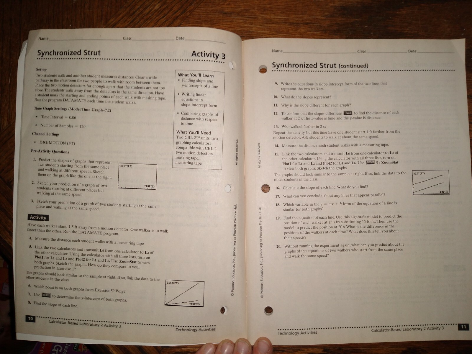 PRENTICE HALL HANDS-ON ACTIVITIES (ALGEBRA & GEOMETRY)