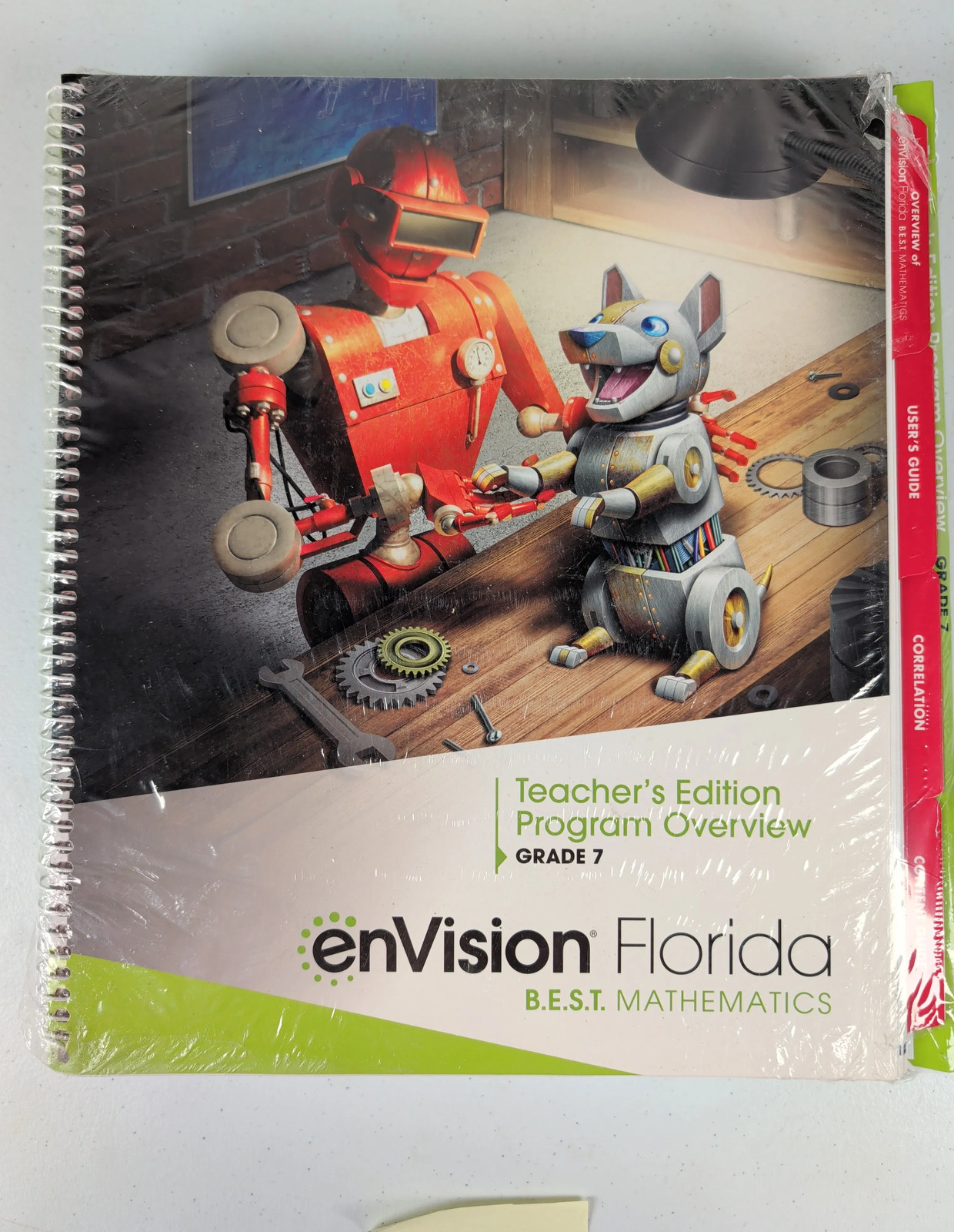 Pearson enVision Florida B.E.S.T. Math Grade 7 Teacher&rsquo;s Edition Spiral Bound
