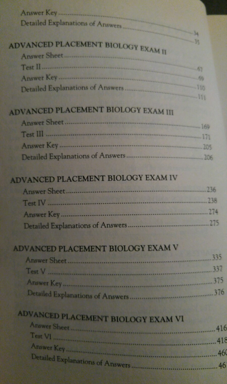 AP BIOLOGY REA College Entrance 6 Full Practice Exams with DETAILED Answers