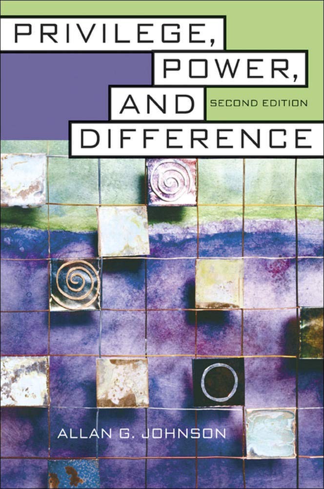 Privilege, Power, and Difference – Allan G. Johnson – Acceptable – See condi…