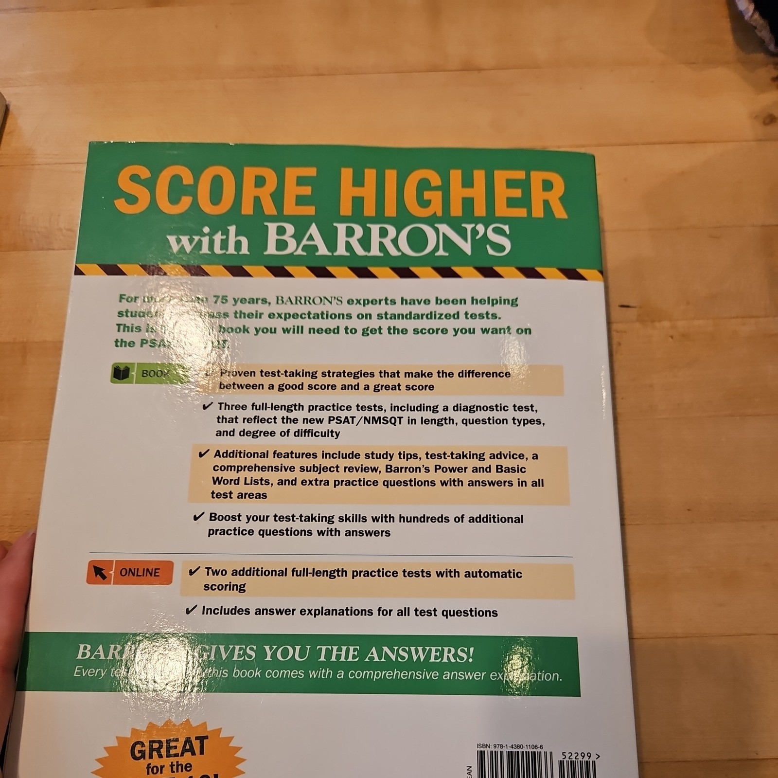 Barron&rsquo;s Test Prep Ser.: PSAT/NMSQT with Online Tests by Sharon Weiner Green,…