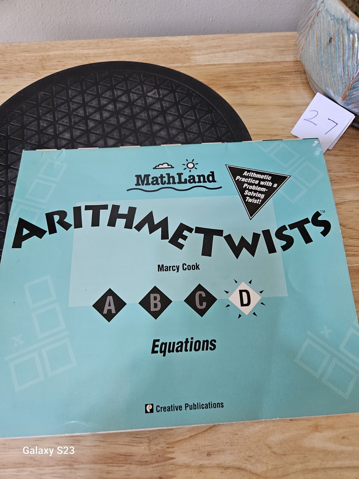 MathLand Arithmetwists Grade 3 Book D Number Combinations & Equations by Cook