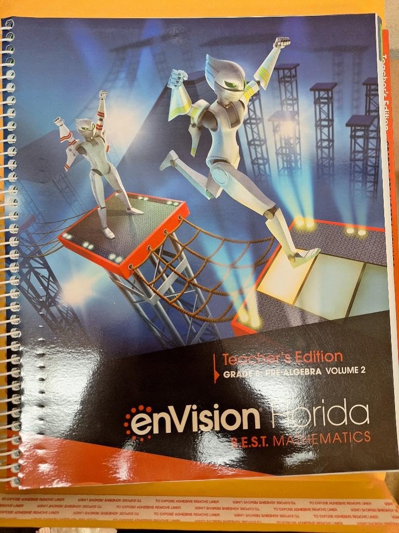 EnVision Florida Pre-Algebra Volume 2, Grade 8, Teacher&rsquo;s Edition, B.E.S.T. Math
