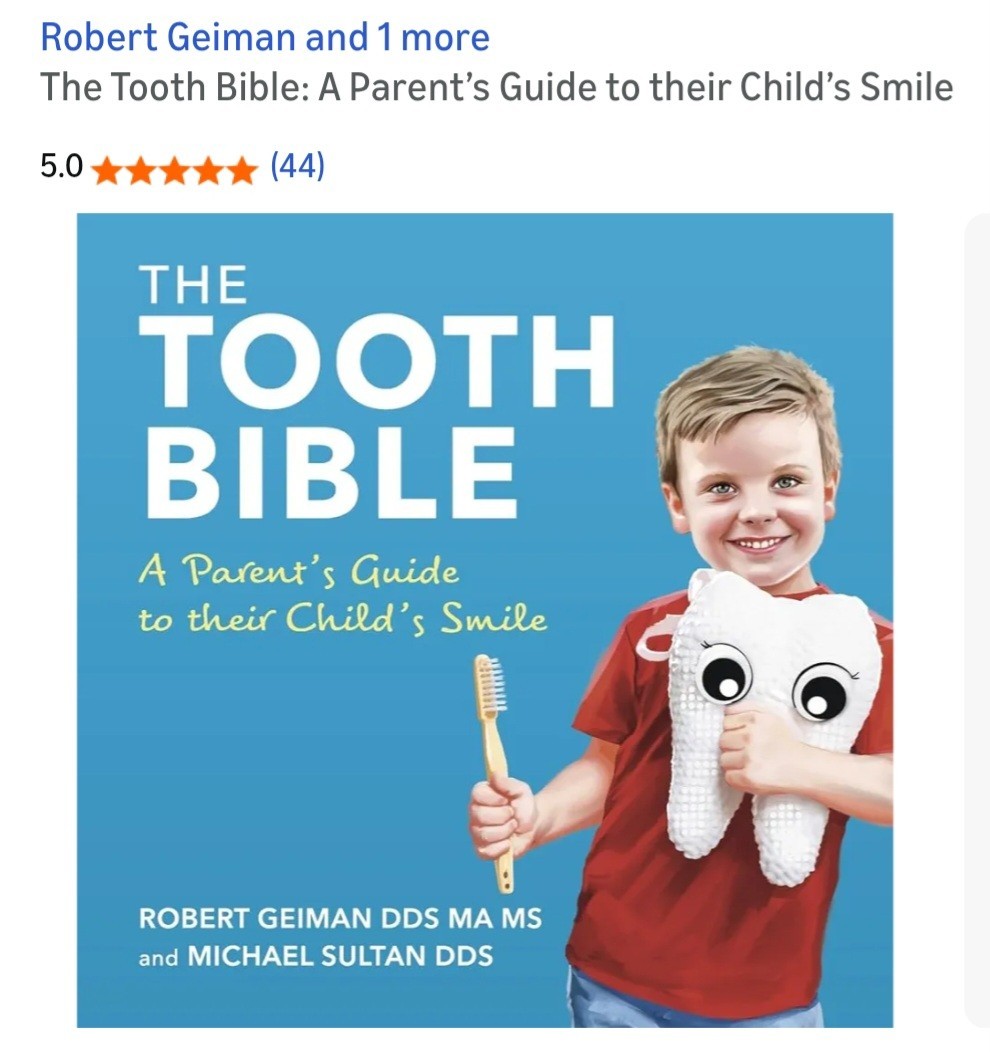The Tooth Bible:A Parent&rsquo;s Guide To Their Child&rsquo;s Smile-Hardcover-NEW OUT OF PKG