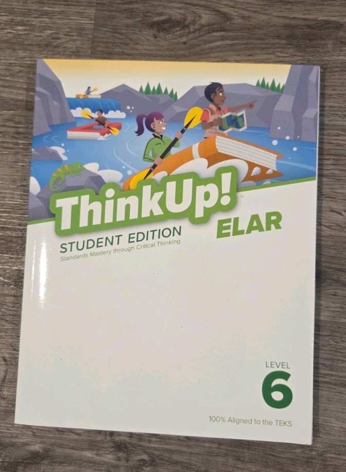 ThinkUp ELAR Level 6 Student Edition TEKS Workbook NEW