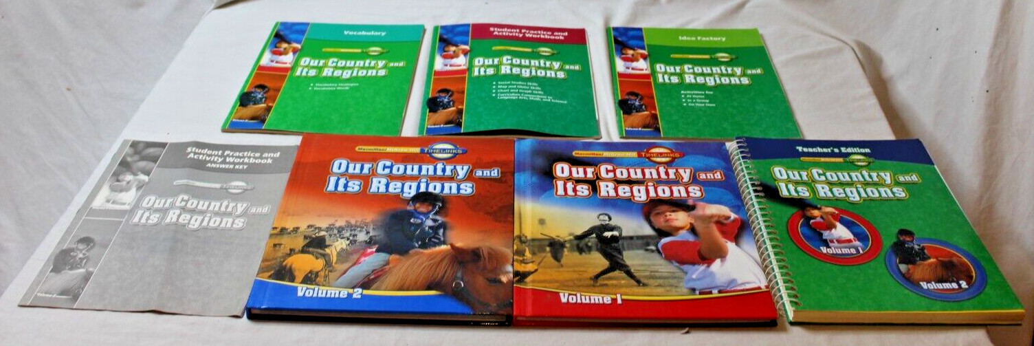 McGraw Hill Timelinks Our Country & Its Regions Grade 4 Set Teacher&rsquo;s Edition