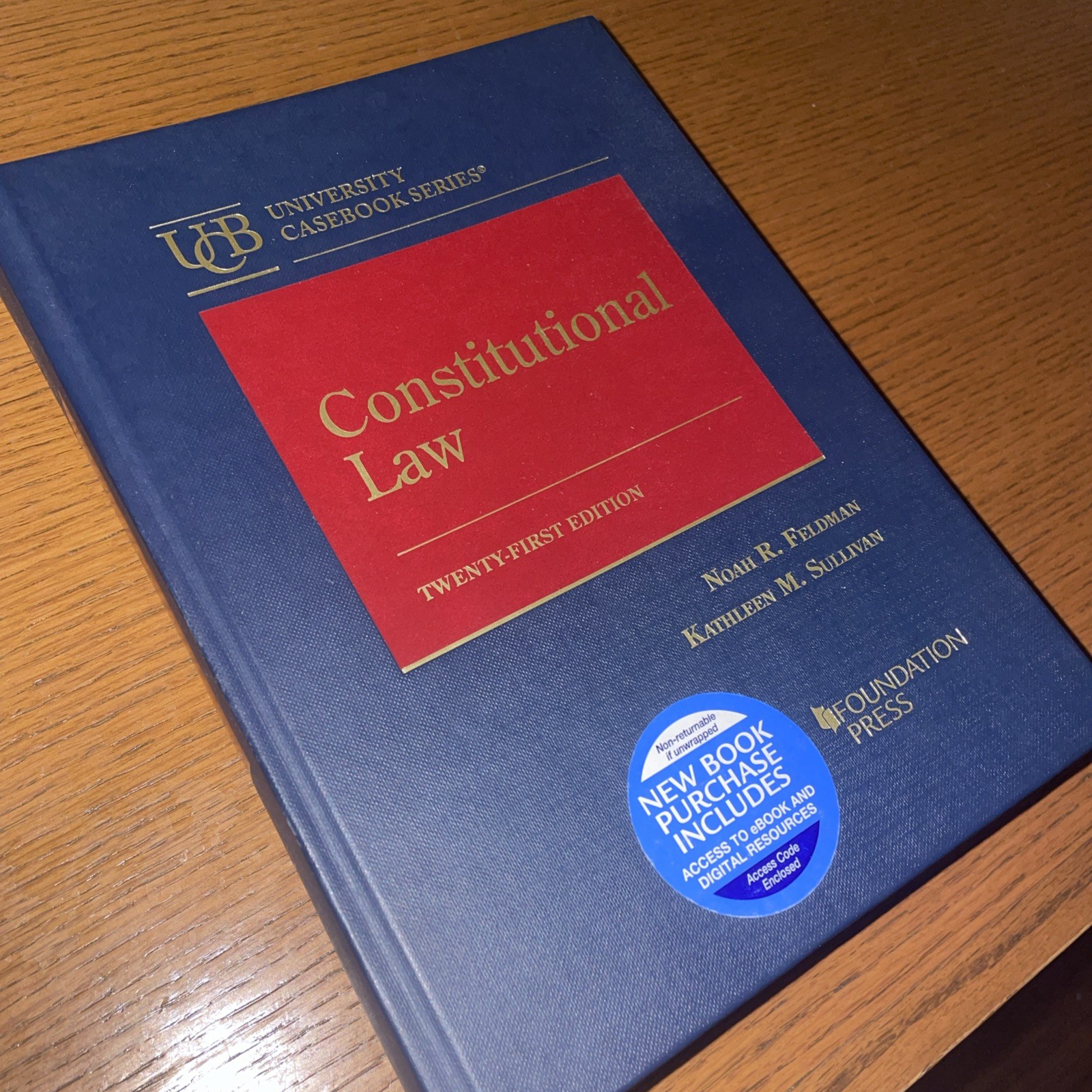 Constitutional Law (University Casebook Series) 21st Twenty-First Edition