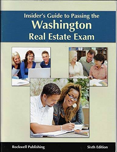 Insider&rsquo;s Guide to Passing the Washington Real Estate Exam – 6th edition – GOOD