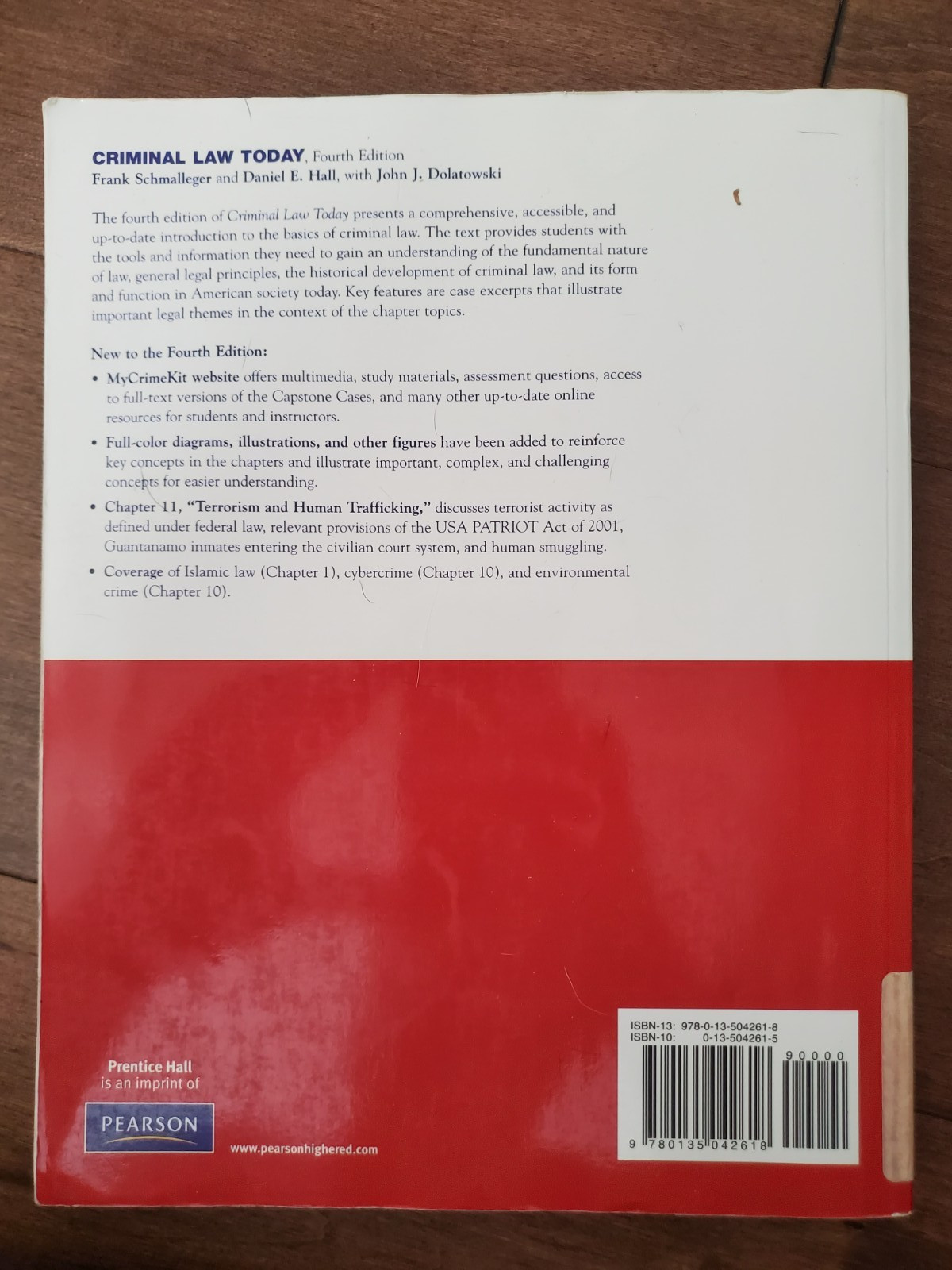 Criminal Law Today (4th Edition) – Paperback By Frank Schmalleger