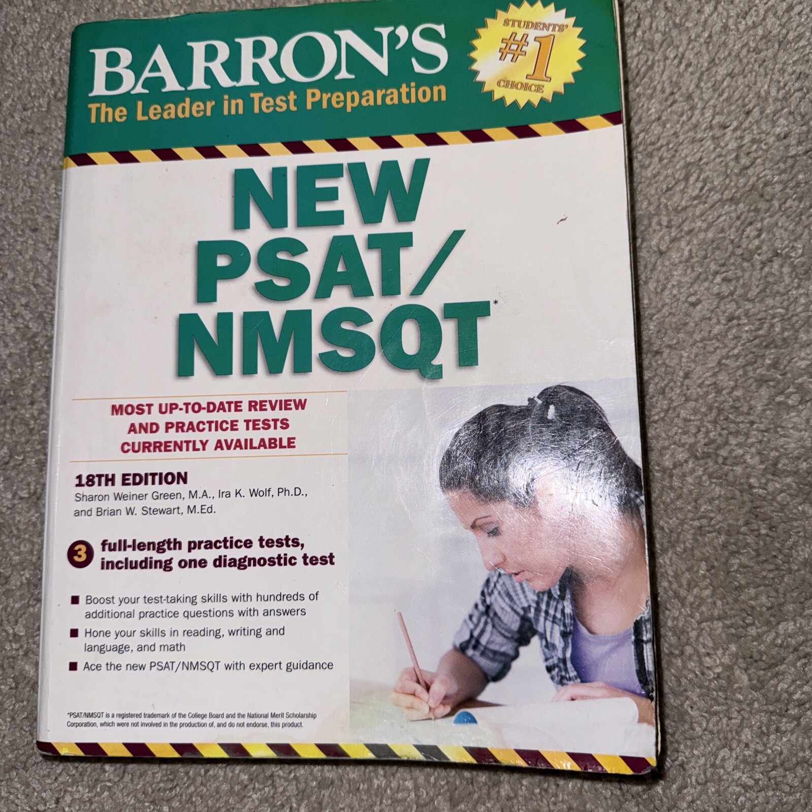Barron&rsquo;s PSAT/NMSQT by Sharon Weiner Green, Ira K. Wolf and Brian W. Stewart…