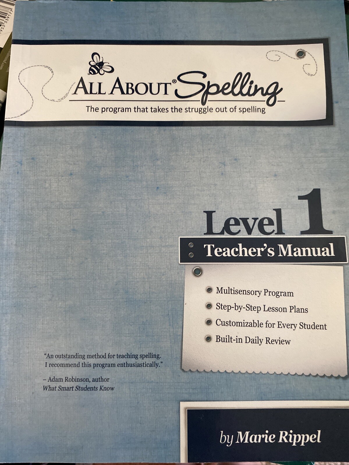 All About Spelling Level 1 Teacher&rsquo;s Manual