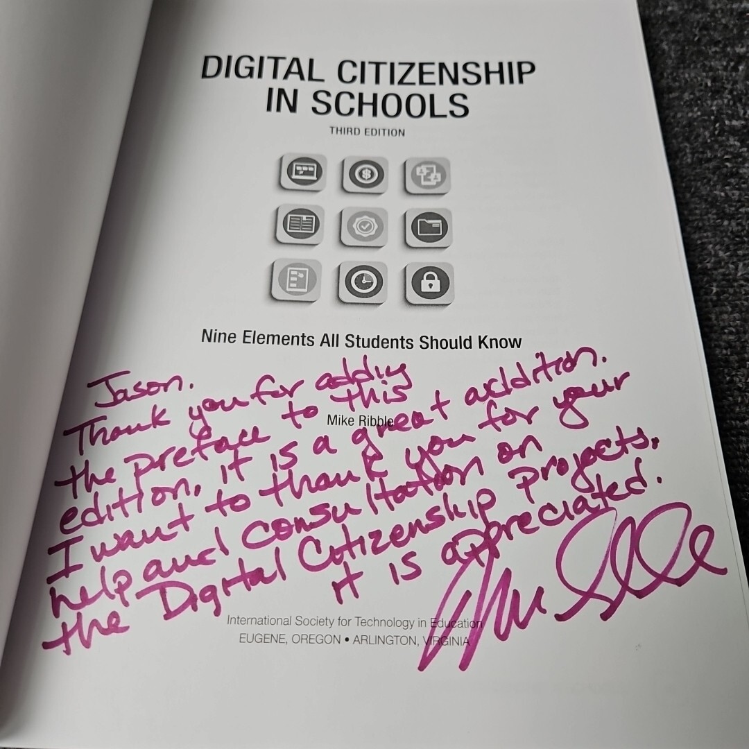 SIGNED Digital Citizenship in Schools, Third Edition – Paperback