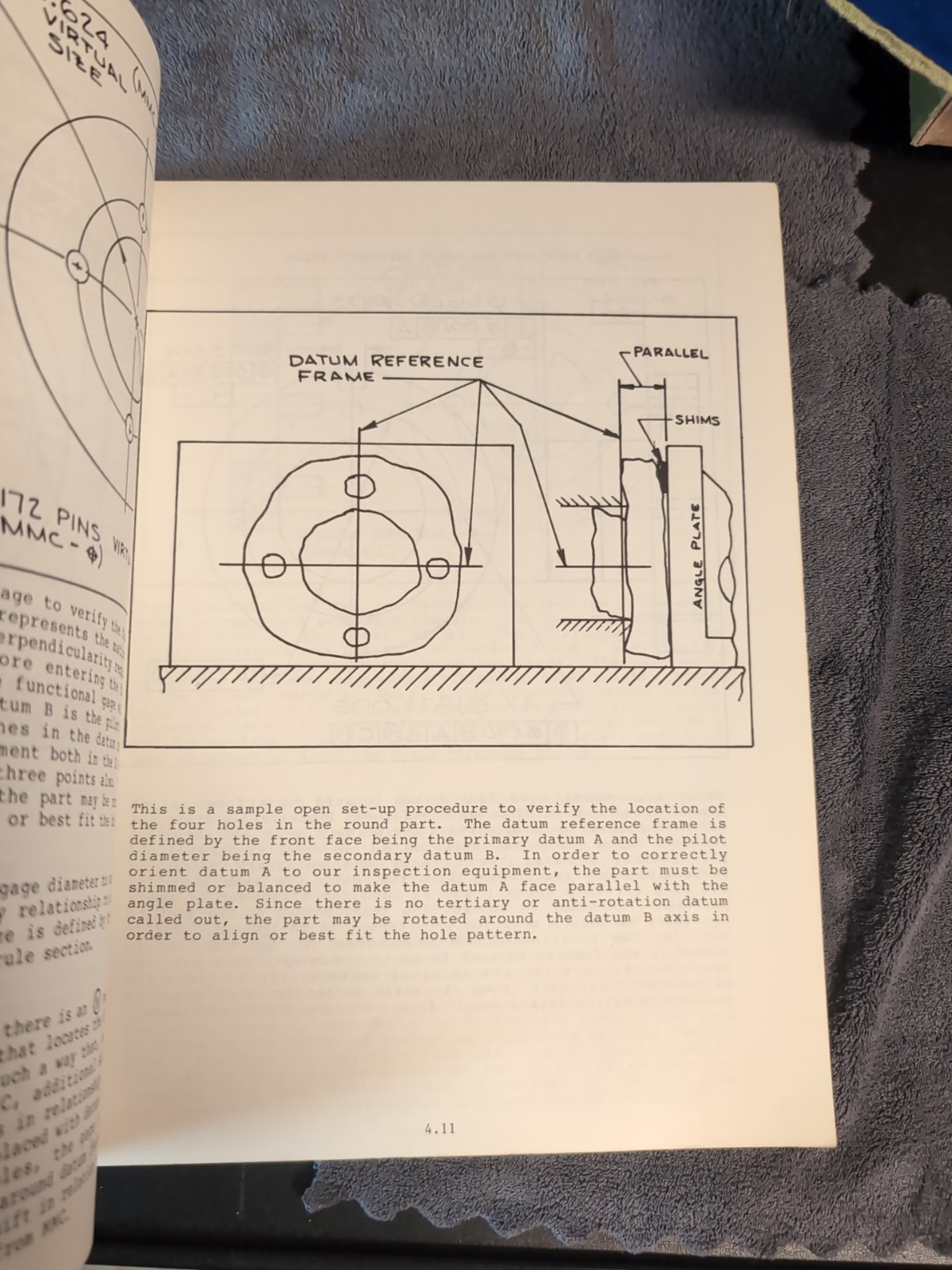 Geometric Dimensioning & Tolerancing Training Program Spiral Bound Book Vtg 1986