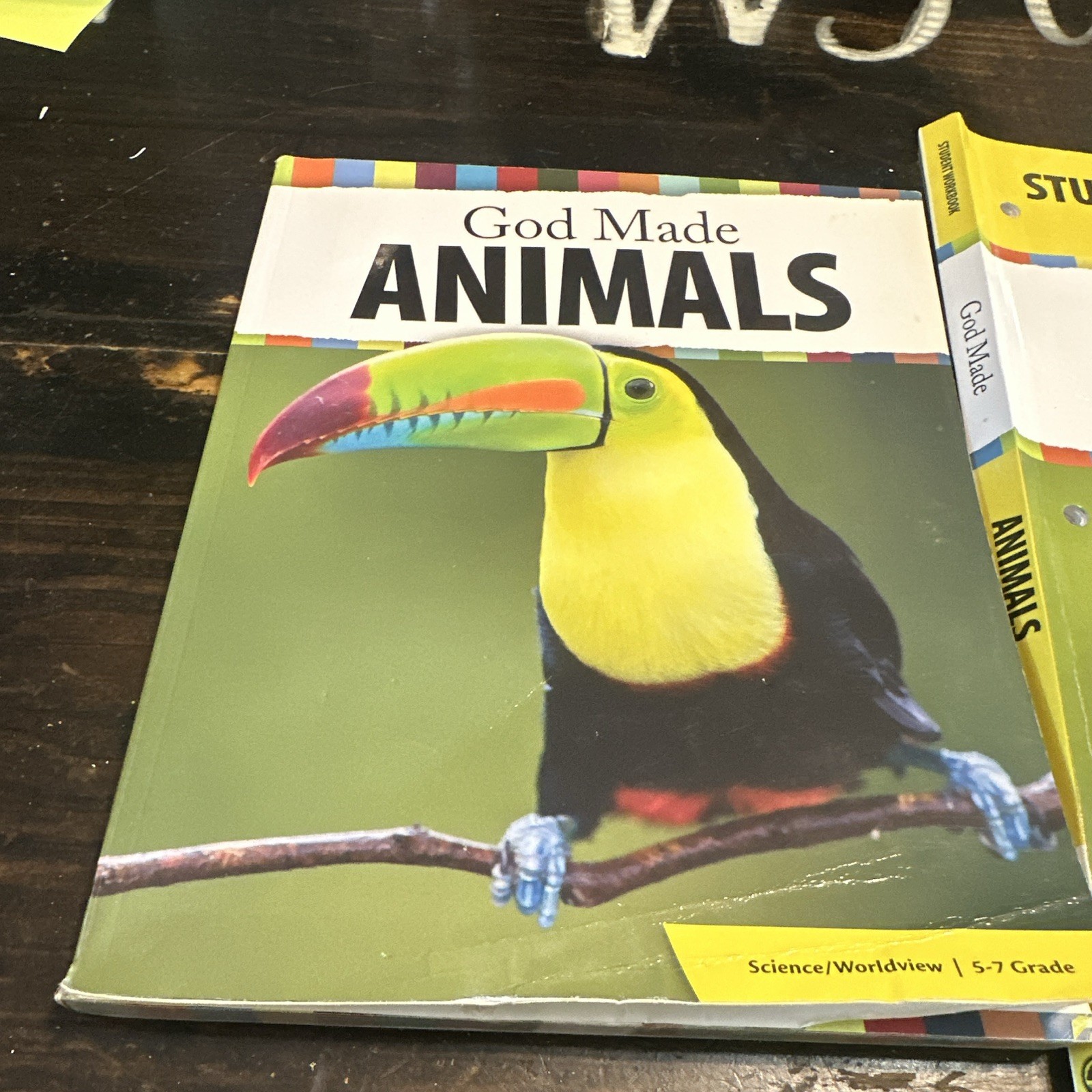 Generations Science God Made Animals Workbook/ Textbook Lot Kevin Swanson