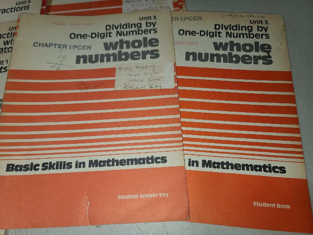 Basic Skills in Mathematics – Student & Answer Key Books – Allyn and Bacon