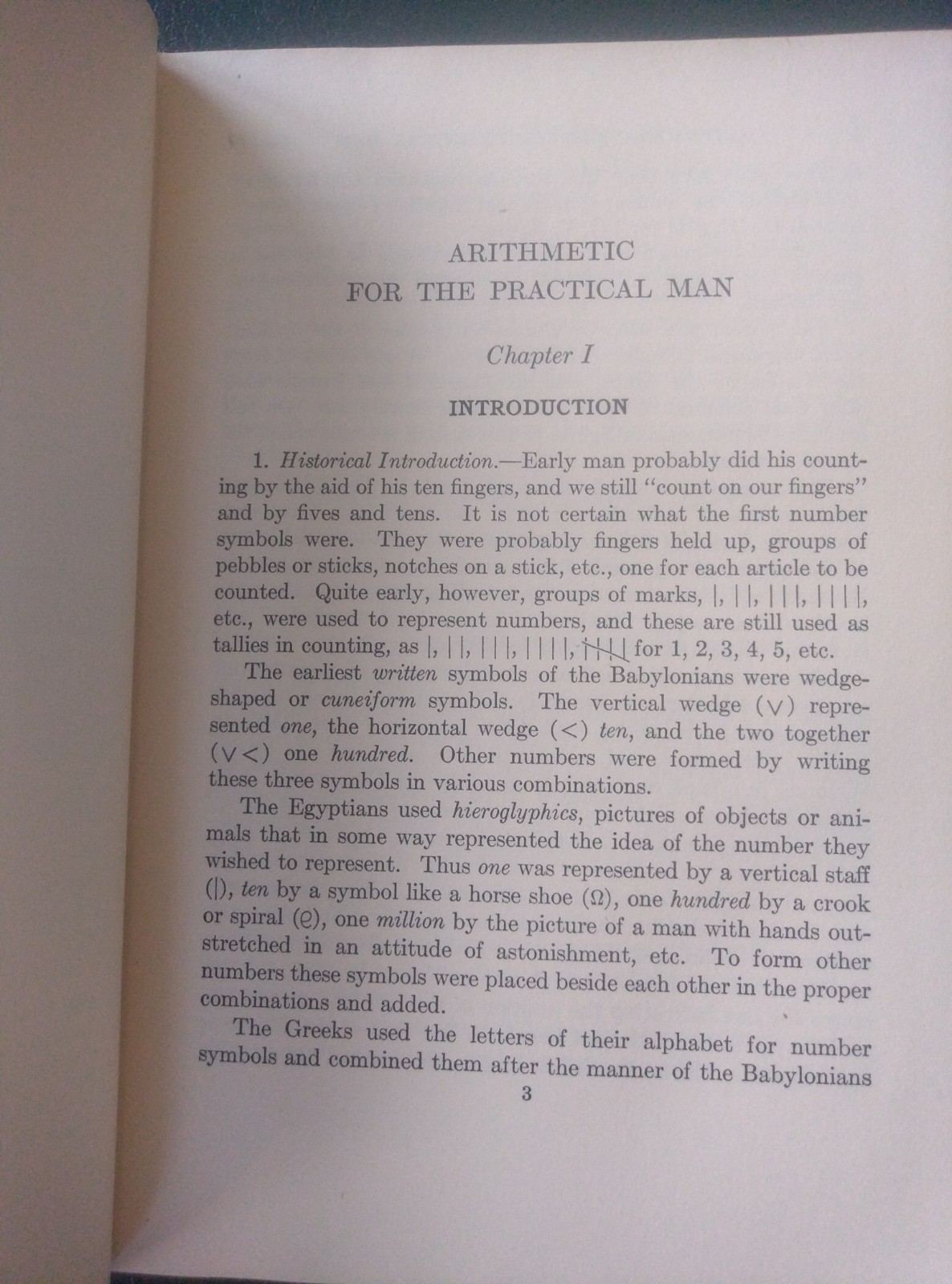 Vintage 1946 Arithmetic for the Practical Man JE Thompson 2nd Ed EXCELLENT