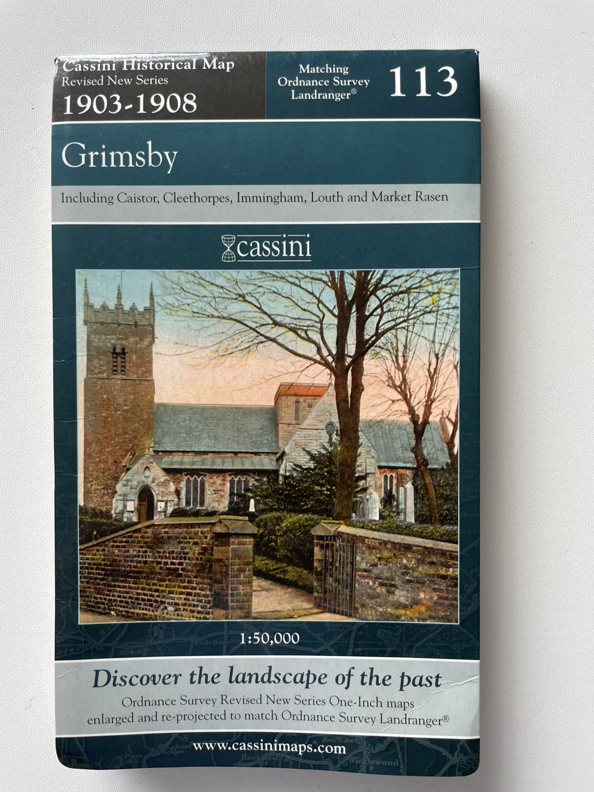 Map Of Grimsby 1903-1908 CASSINI Historical Map No 113 VGC