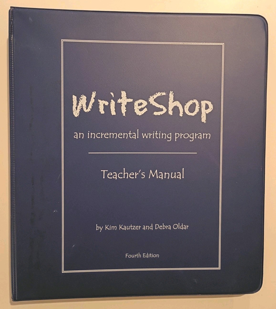 Write Shop 1 Teacher&rsquo;s Manual Homeschool Writing Curriculum Book 4th Ed. Good