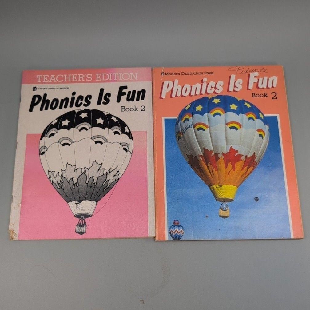 Vintage Phonics Is Fun Book 2 Workbook & Teacher&rsquo;s Edition Set Orange/Pink MCP