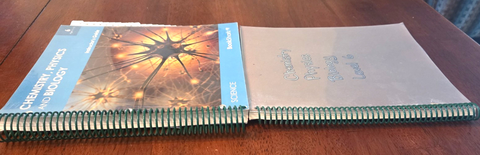 BookShark Science Level 6 Chemistry Physics Biology Instructor & Activity Books