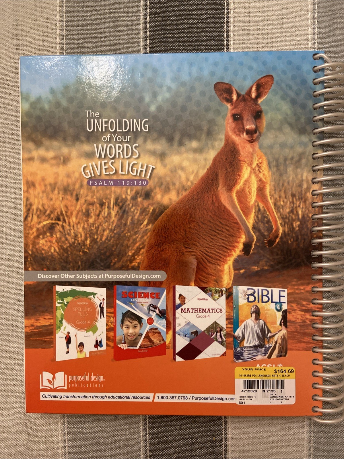 ACSI Purposeful Design LANGUAGE ARTS GRADE 4 TEACHER EDITION Language & Writing